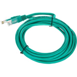 Патчкорд литой "Telecom" UTP кат.5е 3,0м зеленый VCOM NA102-G-3M