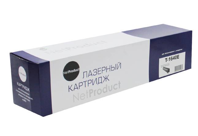 Тонер-картридж NetProduct (N-T-1640E) для Toshiba e-Studio 163/165/166/167, туба, 24K — для бизнеса и офиса