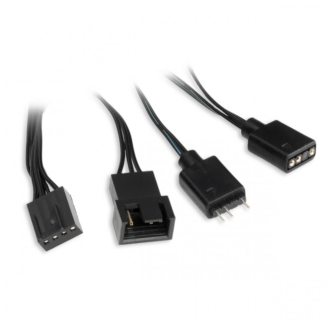 Корпус без блока питания HSPD M521-TGBK-ARGB — для бизнеса и офиса Корпус без блока питания HSPD M521-TGBK-ARGB — для бизнеса и офиса