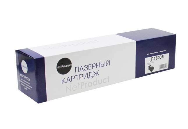 Тонер-картридж NetProduct (N-T-1800E5K) для Toshiba e-Studio 18, 5,9K (короткий) — для бизнеса и офиса