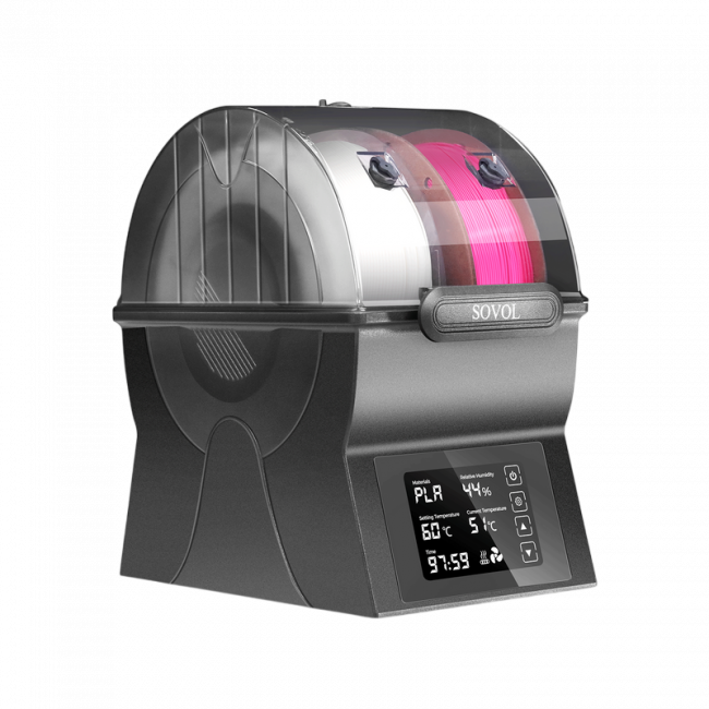 Сушилка филамента Sovol SH02 Sovol 6961136667939 — для бизнеса и офиса Сушилка филамента Sovol SH02 Sovol 6961136667939 — для бизнеса и офиса