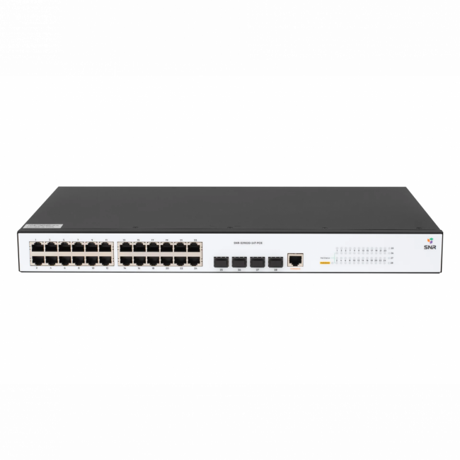 Коммутатор SNR SNR-S2982G-24T-POE — для бизнеса и офиса