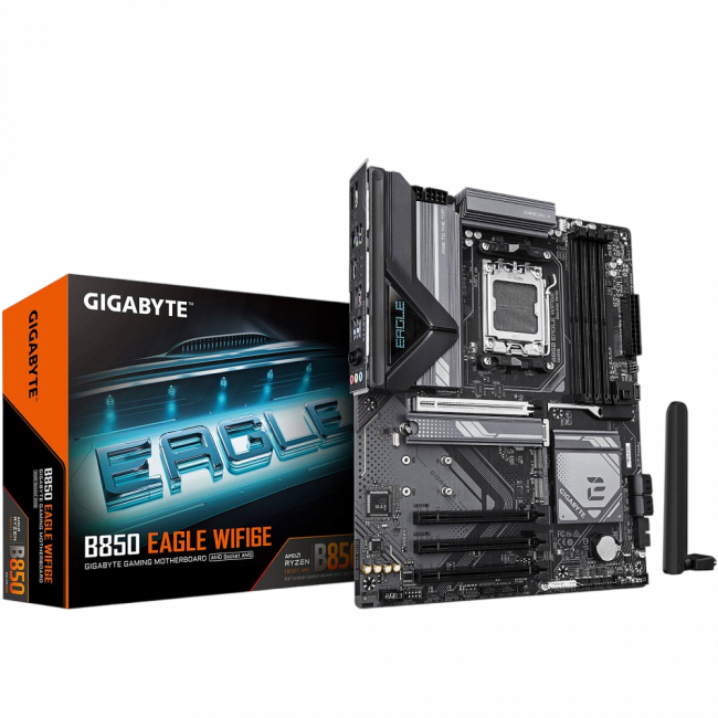 Материнская плата GIGABYTE B850 EAGLE WIFI6E — для бизнеса и офиса Материнская плата GIGABYTE B850 EAGLE WIFI6E — для бизнеса и офиса