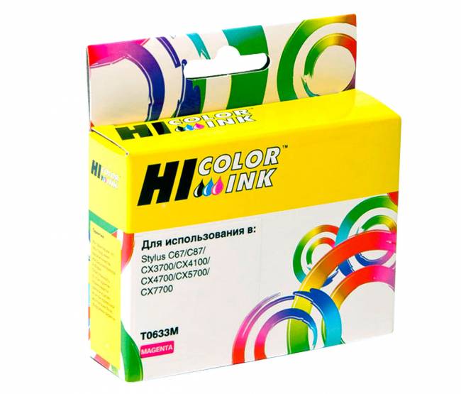 Картридж Hi-Black (HB-T0633) для Epson Stylus C67/87/CX3700/4100/4700, M — для бизнеса и офиса