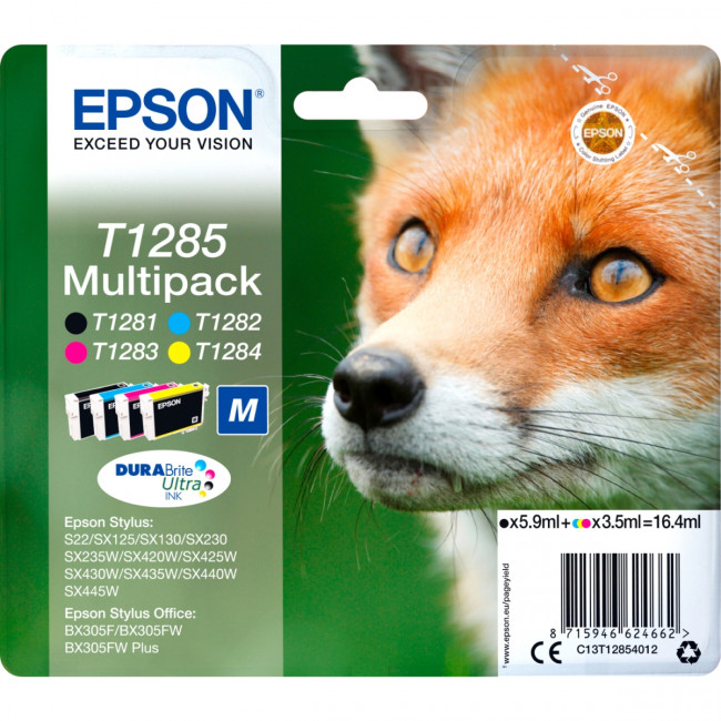 Набор Epson C13T12854012 — для бизнеса и офиса