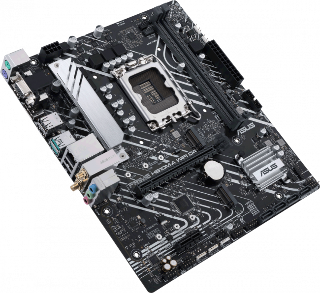 Материнская плата ASUS PRIME H610M-A WIFI D4 — для бизнеса и офиса