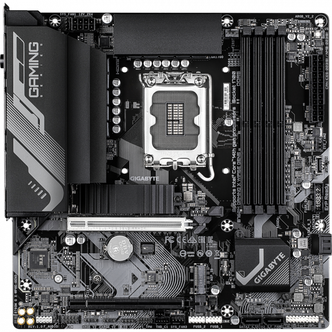 Материнская плата GIGABYTE B760M G X WF6E GEN5 — для бизнеса и офиса