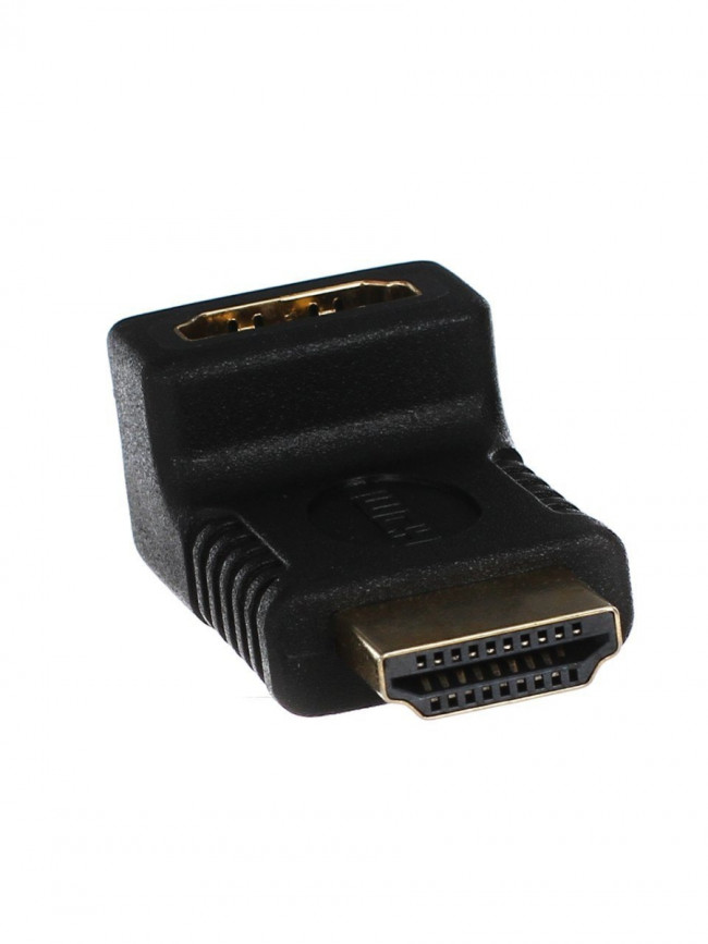 Переходник HDMI (M) <--> HDMI (F) угловой 90° VCOM <CA320> VCOM HDMI (m) - HDMI (f)