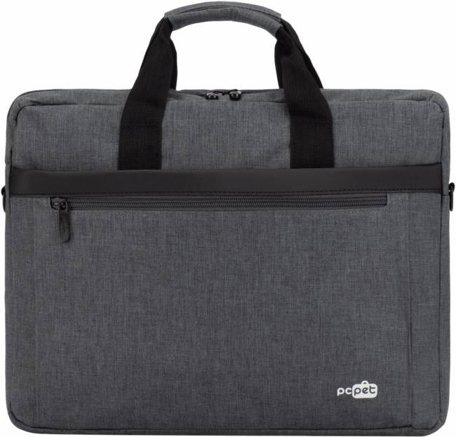 Сумка для ноутбука 15.6" PC PET PCP15B4GY — для бизнеса и офиса Сумка для ноутбука 15.6" PC PET PCP15B4GY — для бизнеса и офиса
