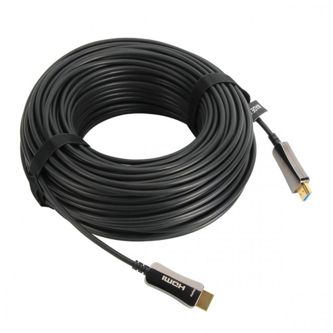 Активный оптический кабель HDMI 19M/M,ver. 2.0, 4K@60 Hz 50m VCOM <D3742A-50M> VCOM HDMI (m)- HDMI (m) 50м