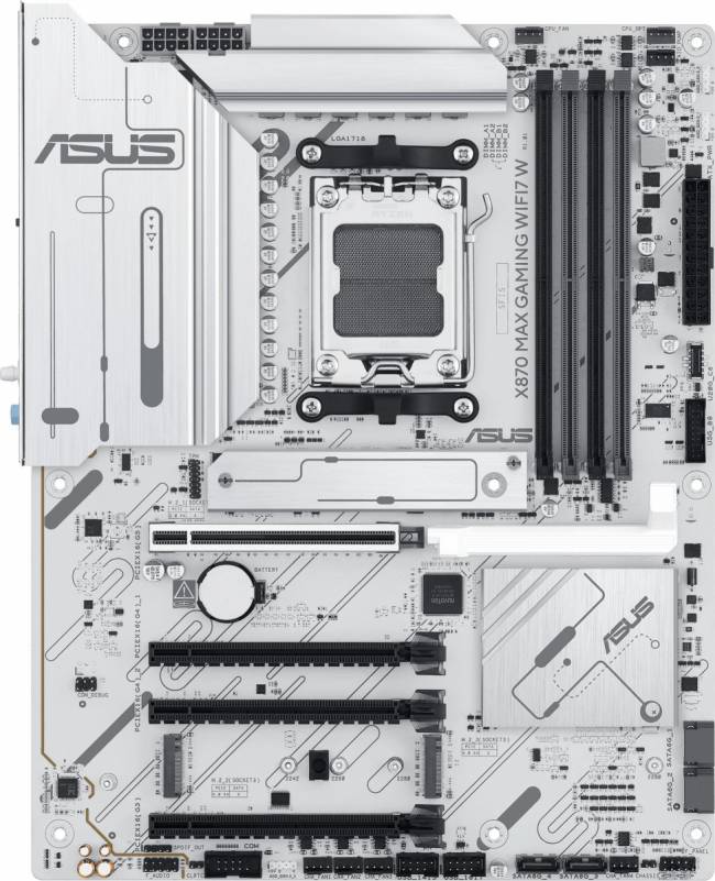 Материнская плата ASUS X870 MAX GAMING WIFI7 W — для бизнеса и офиса