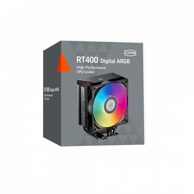Кулер для процессора PCCooler RT400 DIGITAL ARGB BK Black — для бизнеса и офиса Кулер для процессора PCCooler RT400 DIGITAL ARGB BK Black — для бизнеса и офиса