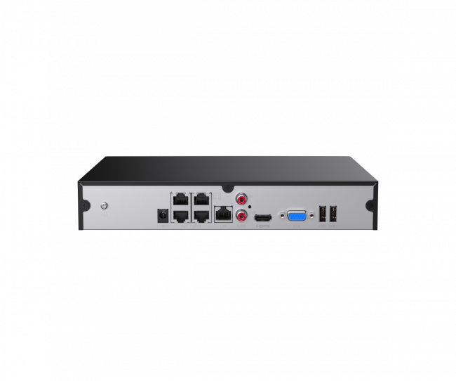 Видеорегистратор 4-канальный сетевой Tenda NVR3104-4P — для бизнеса и офиса