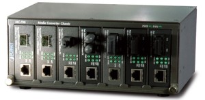 MC-700 шасси для установки медиаконвертеров PLANET MC-700