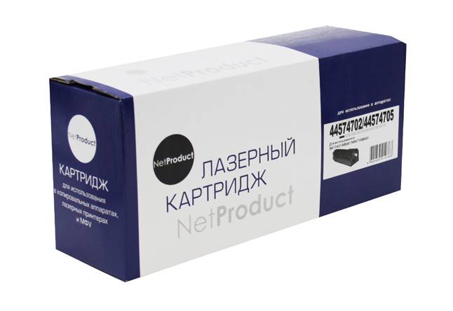 Тонер-картридж NetProduct (N-44574702/44574705) для OKI B411/B431/MB461/MB471/MB491, 3K — для бизнеса и офиса