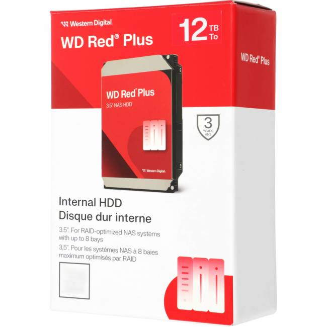 Жесткий диск WD Red Plus 12Tb (WD120EFGX) — для бизнеса и офиса