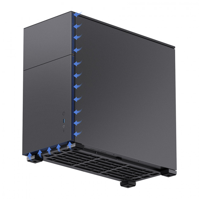 Корпус без блока питания JONSBO D41 STD Black — для бизнеса и офиса Корпус без блока питания JONSBO D41 STD Black — для бизнеса и офиса