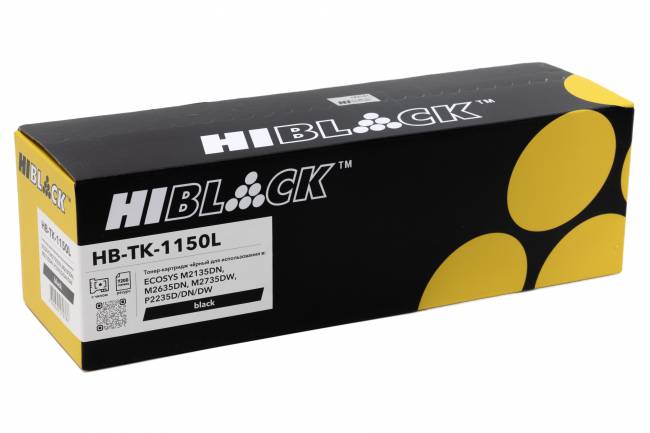 Тонер-картридж Hi-Black (HB-TK-1150L) для Kyocera Ecosys M2135dn/M2635dn/M2735dw, 7,2K — для бизнеса и офиса