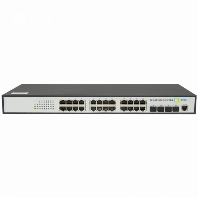 Коммутатор SNR SNR-S2985G-24T-POE-E — для бизнеса и офиса