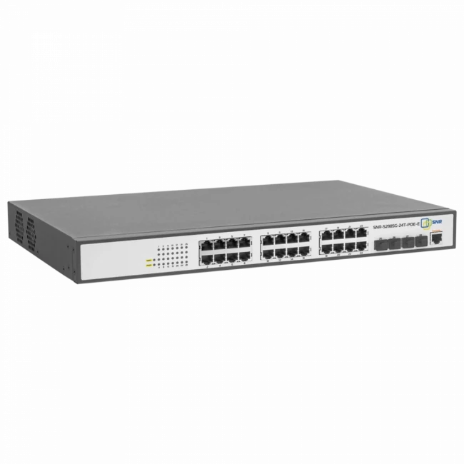 Коммутатор SNR SNR-S2985G-24T-POE-E — для бизнеса и офиса