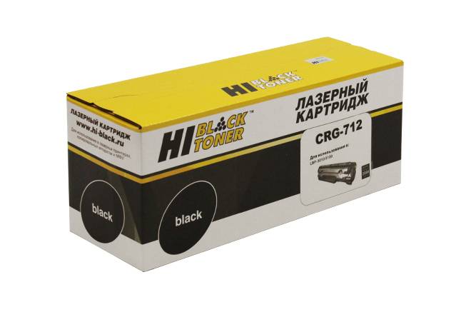 Картридж Hi-Black (HB-№712) для Canon LBP-3010/3100, 2K — для бизнеса и офиса