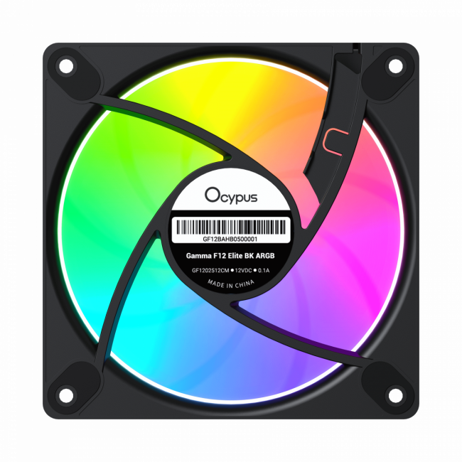 Кулер для корпуса Ocypus Gamma-F12-BK1AM01E-GL — для бизнеса и офиса Кулер для корпуса Ocypus Gamma-F12-BK1AM01E-GL — для бизнеса и офиса