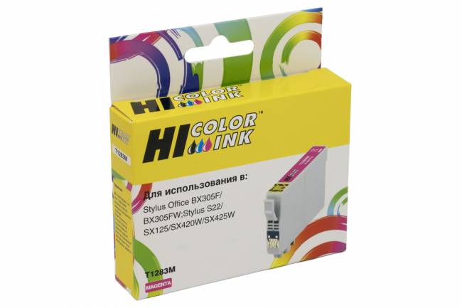 Картридж Hi-Black (HB-T1283) для Epson Stylus S22/SX125/SX420W/SX425W/BX305F, M — для бизнеса и офиса