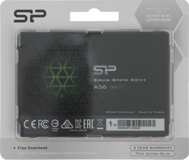 Накопитель SSD Silicon Power SP001TBSS3A56A25 — для бизнеса и офиса