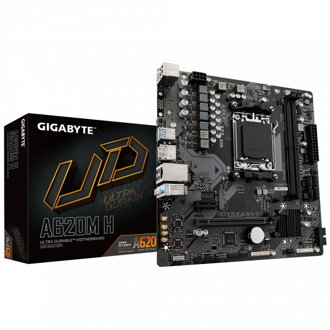 Материнская плата GIGABYTE A620M H — для бизнеса и офиса