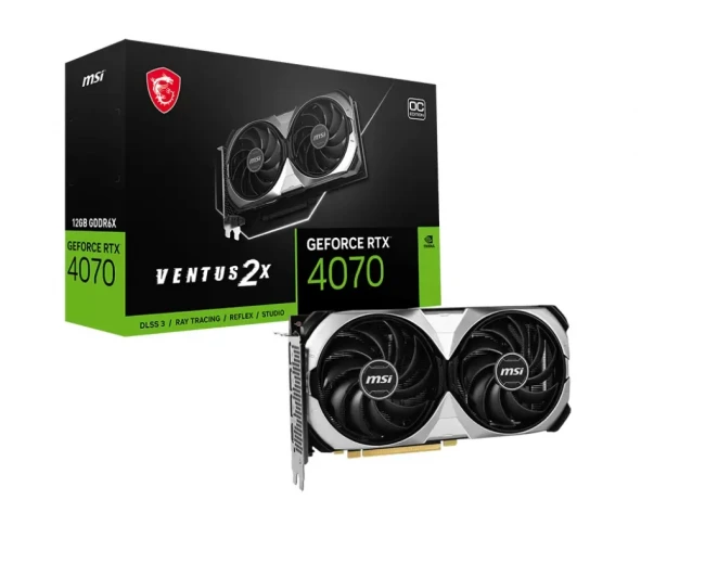 Видеокарта MSI GeForce RTX 4070 VEN — для бизнеса и офиса