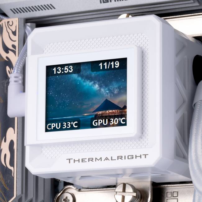 Водяное охлаждение для процессора Thermalright Frozen Warframe SE 360 ARGB V2 White — для бизнеса и офиса Водяное охлаждение для процессора Thermalright Frozen Warframe SE 360 ARGB V2 White — для бизнеса и офиса