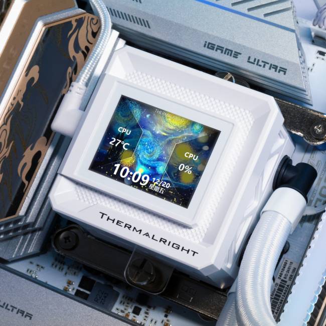 Водяное охлаждение для процессора Thermalright Frozen Warframe SE 360 ARGB V2 White — для бизнеса и офиса Водяное охлаждение для процессора Thermalright Frozen Warframe SE 360 ARGB V2 White — для бизнеса и офиса