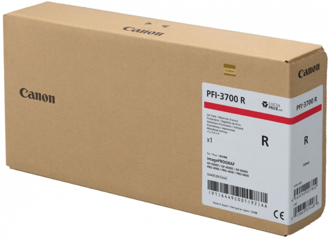 Картридж PFI-3700R — для бизнеса и офиса Картридж PFI-3700R — для бизнеса и офиса