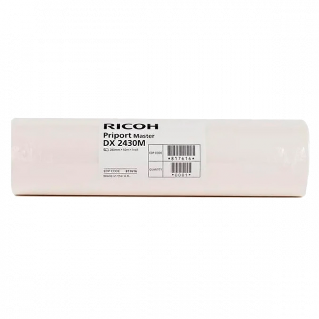 Мастер-плёнка для дупликатора тип 2430M Ricoh 817616 — для бизнеса и офиса Мастер-плёнка для дупликатора тип 2430M Ricoh 817616 — для бизнеса и офиса