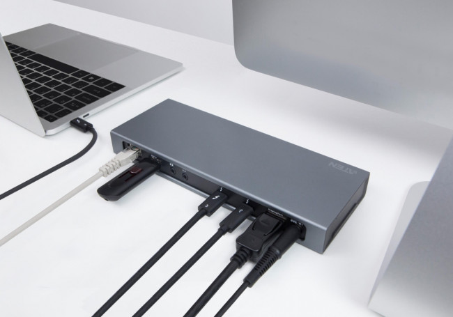 2-Порта  Thunderbolt 3.0 прибор совместного использования ATEN UH7230