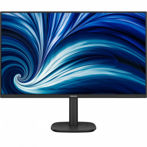 Монитор Philips 27B2N3500J 27'', 2560x1440, IPS, 120hz, 50M:1, 350cd, 4ms, 2xHDMI 1.4, DP 1.2, 4xUSB 3.2, Speakers, H. adj 130mm, pivot, VESA, 3Y, Black Philips 27B2N3500J