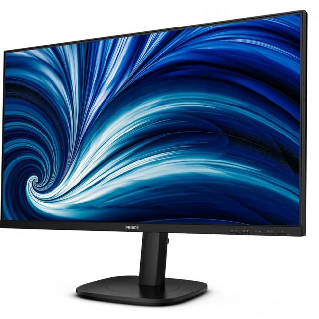 Монитор Philips 27B2N3500J 27'', 2560x1440, IPS, 120hz, 50M:1, 350cd, 4ms, 2xHDMI 1.4, DP 1.2, 4xUSB 3.2, Speakers, H. adj 130mm, pivot, VESA, 3Y, Black Philips 27B2N3500J — для бизнеса и офиса