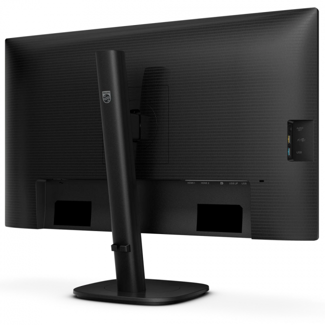 Монитор Philips 27B2N3500J 27'', 2560x1440, IPS, 120hz, 50M:1, 350cd, 4ms, 2xHDMI 1.4, DP 1.2, 4xUSB 3.2, Speakers, H. adj 130mm, pivot, VESA, 3Y, Black Philips 27B2N3500J — для бизнеса и офиса
