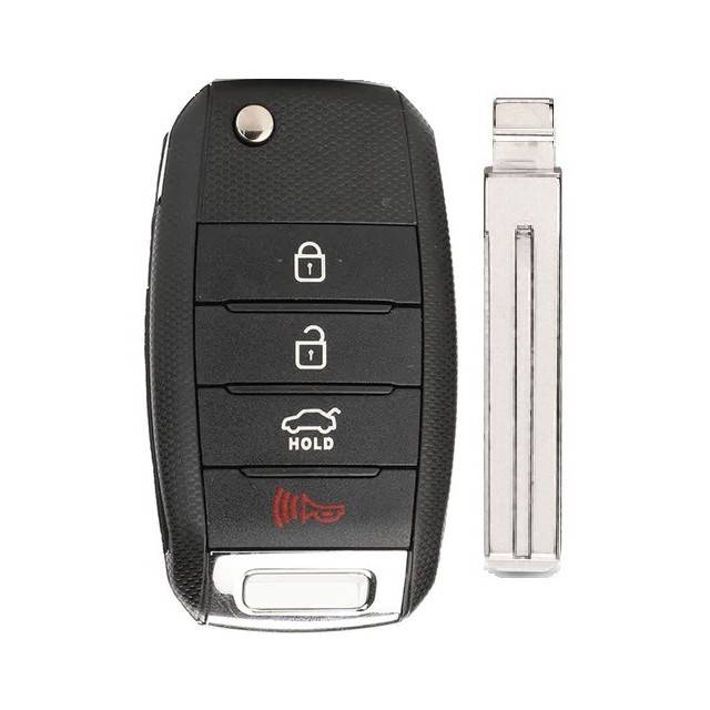 Корпус выкидного ключа HYUNDAI 3+1 кнопки KIA7 TOY48, с лого — для бизнеса и офиса Корпус выкидного ключа HYUNDAI 3+1 кнопки KIA7 TOY48, с лого — для бизнеса и офиса