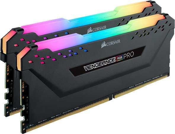 Память оперативная Corsair VENGEANCE RGB PRO CMW16GX4M2D3600C18 — для бизнеса и офиса Память оперативная Corsair VENGEANCE RGB PRO CMW16GX4M2D3600C18 — для бизнеса и офиса