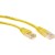 Патчкорд литой "Telecom" UTP кат.5е 15,0м желтый VCOM NA102-Y-15M