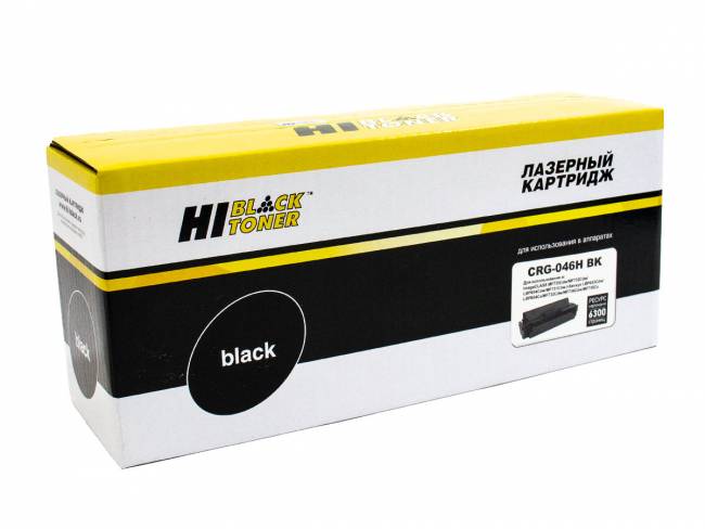 Картридж Hi-Black (HB-№046H BK) для Canon LBP-653/654/MF732/734/735, Bk, 6,3K — для бизнеса и офиса