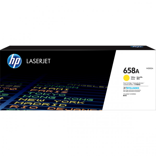 Тонер-картридж HP 658A Yellow Original LaserJet Toner Cartridge (W2002A) — для бизнеса и офиса