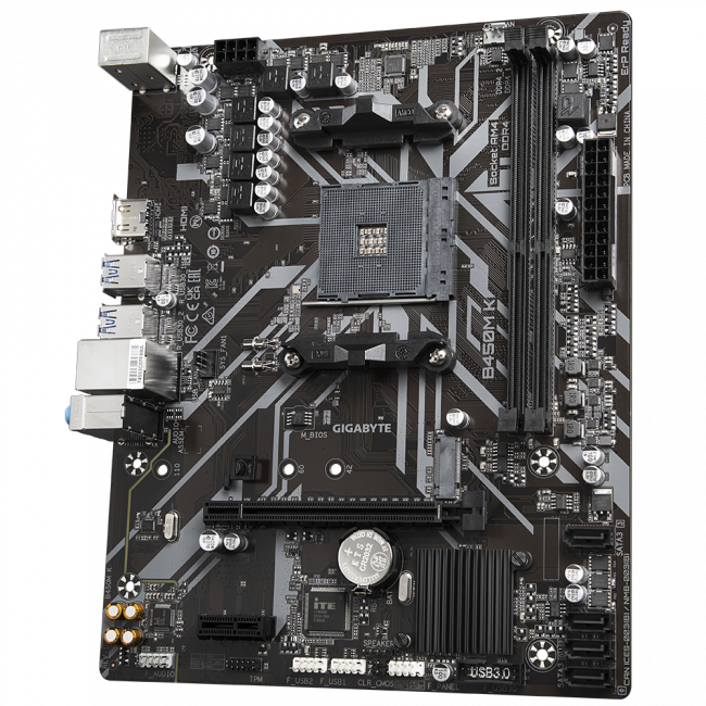 Материнская плата GIGABYTE B450M K Материнская плата GIGABYTE B450M K