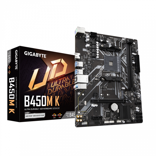 Материнская плата GIGABYTE B450M K Материнская плата GIGABYTE B450M K