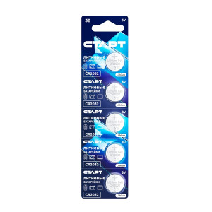 Элемент питания Батарейки литиевые СТАРТ CR2032 - BL5 (4610116202401)
