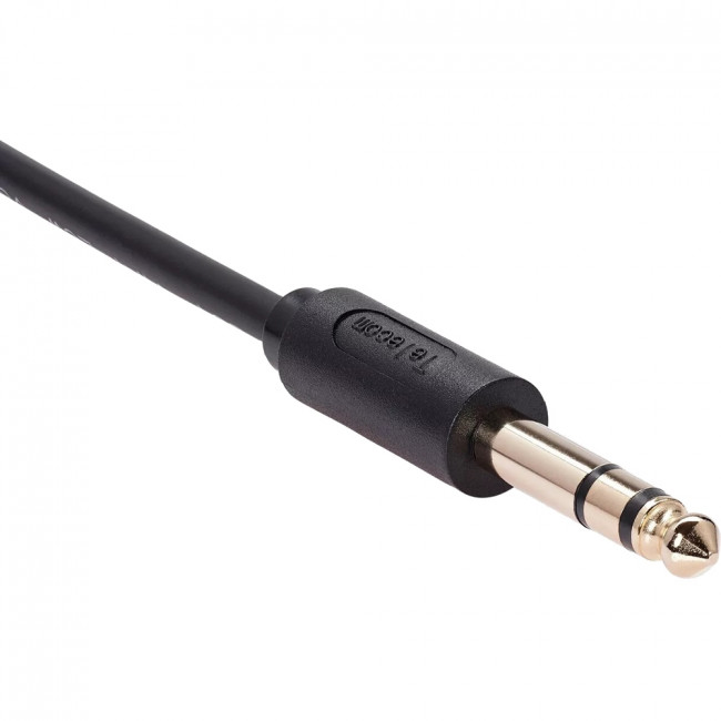 Кабель-адаптер  3.5ST(M)/6.35 ST(M), 1.5м, Telecom PRO <TAV6165-1.5M> Адаптер-переходник Telecom jack 6.35 mm M/Jack 3.5 mm M (TAV6165-1.5M)