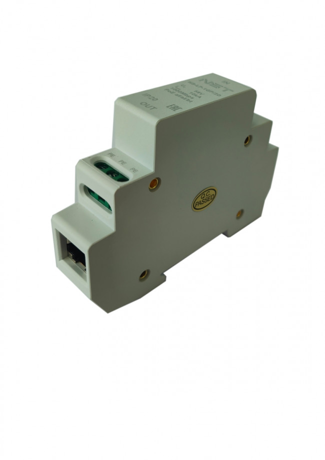 Устройство грозозащиты линий Ethernet + PoE New System Technologies NS-LP-1GP/2D