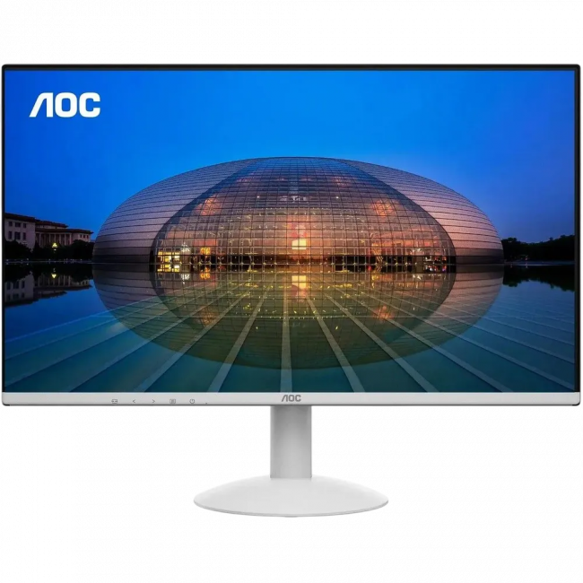 Монитор AOC 24B30H3/BW 23.8'', 1920x1080, IPS, 120hz, 20M:1, 300cd, 4ms, VGA, HDMI 1.4, VESA, 3Y, White AOC 24B30H3 — для бизнеса и офиса