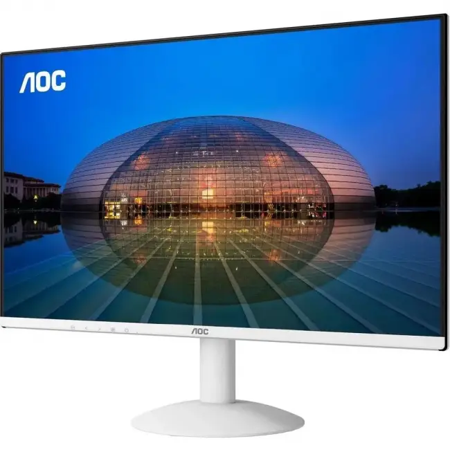 Монитор AOC 24B30H3/BW 23.8'', 1920x1080, IPS, 120hz, 20M:1, 300cd, 4ms, VGA, HDMI 1.4, VESA, 3Y, White AOC 24B30H3 — для бизнеса и офиса